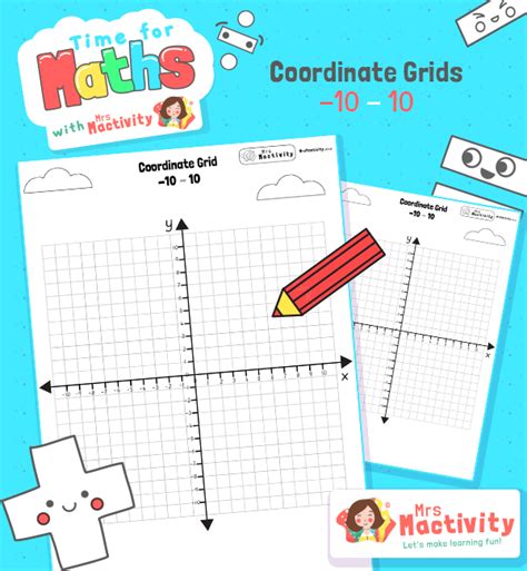 Four Quadrants Blank Co Ordinates Grid Mrs Mactivity