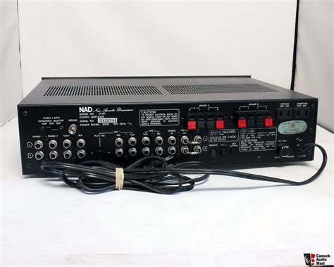 Nad 3140 Stereo Amplifier Intgrated 2 Phono Inputs Aux Tuner Tape 1 2