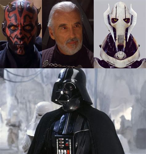 In The Star Wars Prequels The Villains Of Each Film Symbolizes What