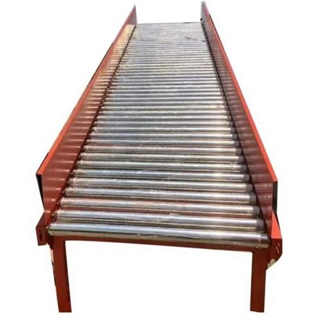 40 Feet Mild Steel Roller Conveyor Capacity 100 Kg Feet At Rs 180000