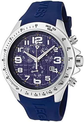 Amazon Swiss Legend Men S Sl Eograph Blue Silicone