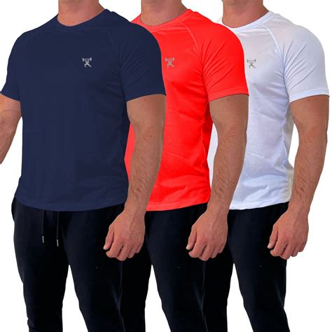 Kit 3 Camisetas Masculina Dry Fit Malha Fria Esportiva Lisa Academia