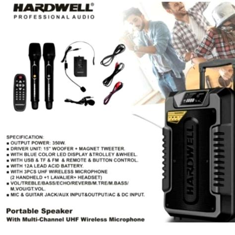 Jual Speaker Portable Wireless Meeting Hardwell Turbovoice 15 Pro 15