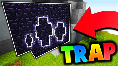 The Best Obsidian Trap Ever Minecraft Bed Wars Youtube