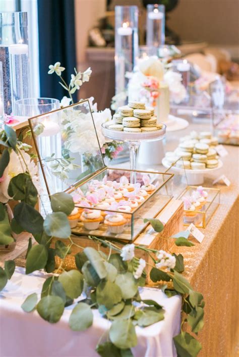 Dessert Table Display Is A Must Have At Your Modern Home Wedding