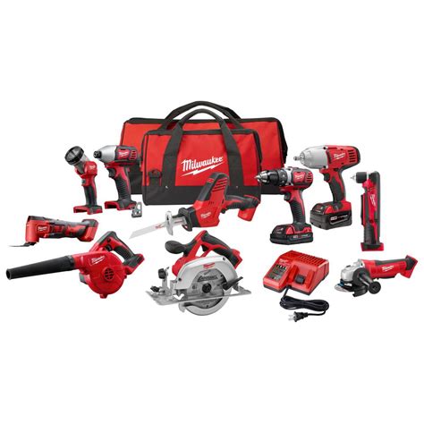 Milwaukee 2695 10cx M18 18 Volt Lithium Ion Cordless Combo Kit 10 Tool 45242530601 Ebay