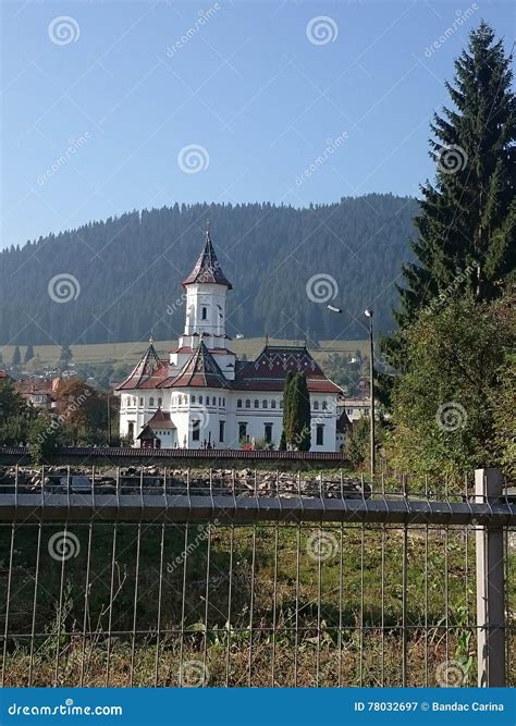 Church Stock Image Image Of Forest Mountain Moldovenesc 78032697