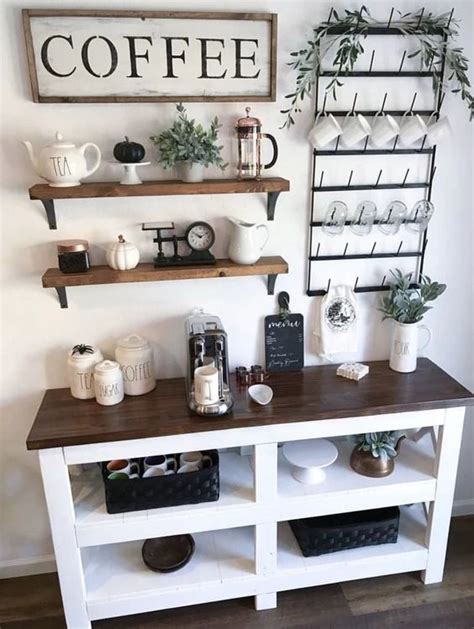 45 Genius Small Coffee Bar Ideas You Will Love In Your Home Coffee