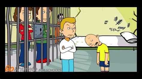 Caillou Blows Up Sapphireanimateproductions House Grounded Big Time