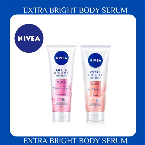 New Nivea Extra Bright Body Serum Premium Fragrance Miracle Sweet