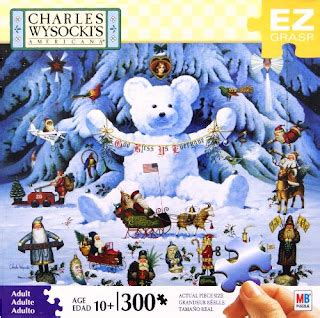 Christmas Every Day: Charles Wysocki Christmas EZ Grasp Jigsaw Puzzles