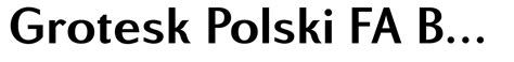 Grotesk Polski Fa Font Webfont And Desktop Myfonts