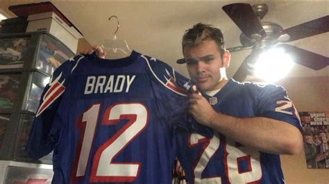 One of my rarest patriots jerseys . A rookie Tom Brady authentic ...