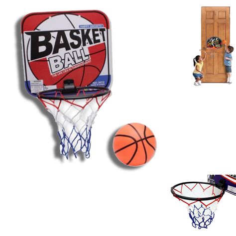 Mini Tabela Cesta De Basquete Infantil C Mini Bola Desenhos E Cores