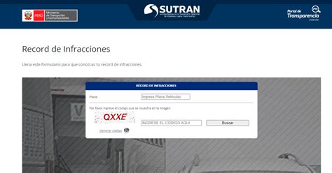 Consultar Papeletas De Sutran Con Placa Y Dni