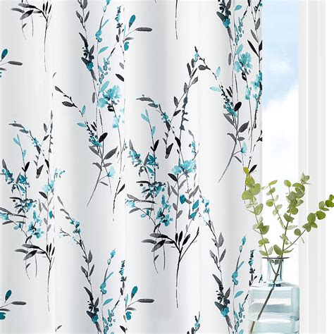 Amazon Mysky Home Floral Curtains For Living Room Thermal