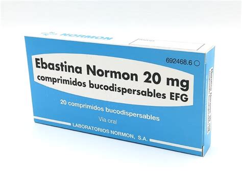 Ebastina Normon Mg Beneficios Y Usos De Los Comprimidos Recubiertos