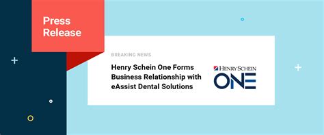 Henry Schein One Forms Business Relationship With Eassist Dental