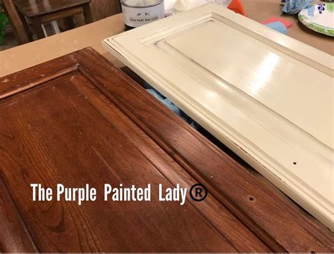 Chalk Paint By Annie Sloan Is So Easy Kitchen Cabinets The Purple