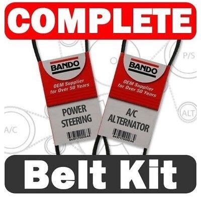 For Lexus RX330 SERPENTINE BELT SET ALTERNATOR/AC POWER STEERING 4pk880 ...
