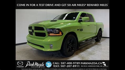 Green 2017 Ram 1500 Sport Review Park Mazda Youtube