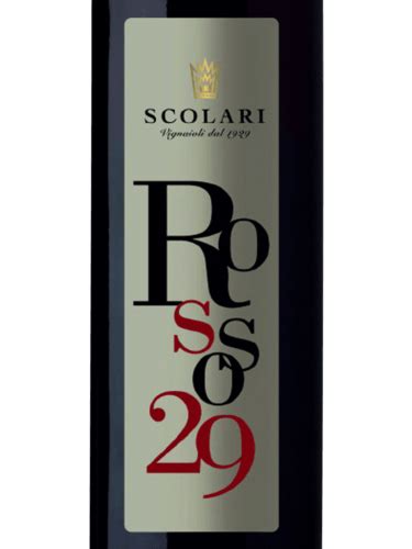 Cantine Scolari Rosso 29 Vivino Italia