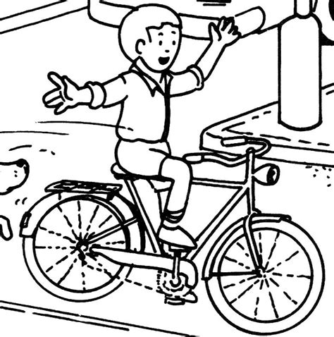 Coloriage Bicyclette Vélo 107 Transport Coloriages à imprimer