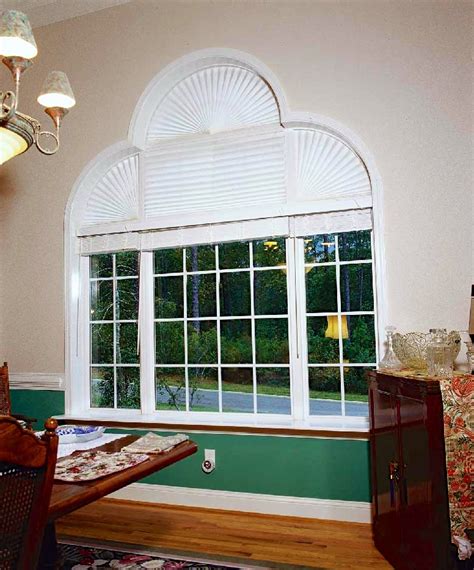 Quarter & Half Round Window Design w/ Colonial and Sunburst Grids ...