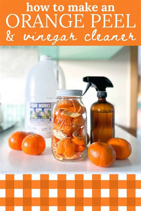 Orange Peel And Vinegar Cleaner Back Road Bloom Orange Peel Vinegar