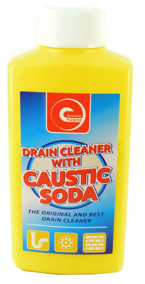 Essential Power Drain Cleaner With Caustic Soda 500g Approved Food