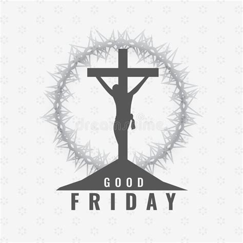 Good Friday Background Crown Thorns Stock Illustrations Good