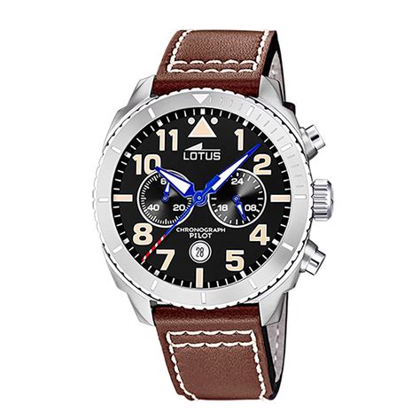 Reloj Lotus Chrono Pilot 18705 3 Multifunción Ciberwatch