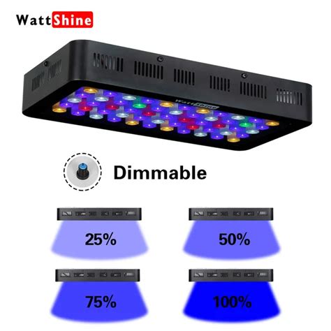 Aliexpress.com : Buy Full spectrum Dimmable 165w led aquarium light for ...