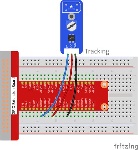 Lesson 34 Tracking Sensor SunFounder SunFounder SensorKit For RPi2