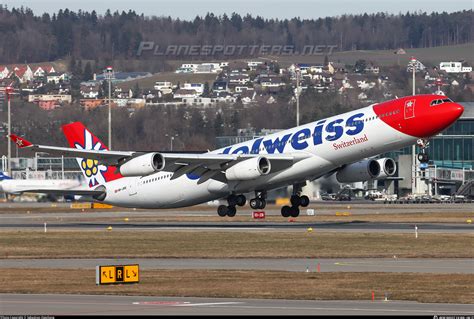 Hb Jme Edelweiss Air Airbus A Photo By Sebastian Zieschang Id