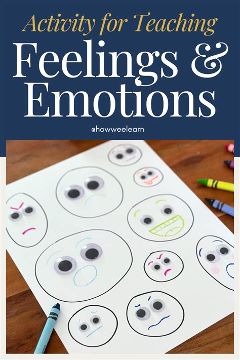 Teaching Feelings and Emotions with a Fun Activity - How Wee Learn