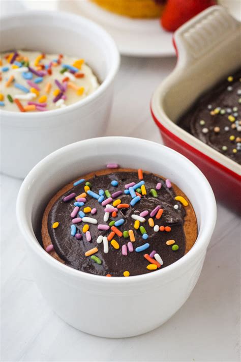 Cake Mix Mini Cakes For Two (Easy Toaster Oven Recipe)