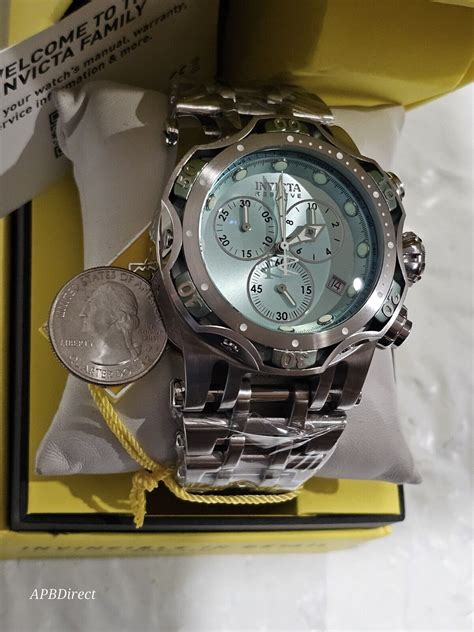 Invicta CHAOS Swiss ETA G10 212 Chrono RESERVE TURQUOISE Dial