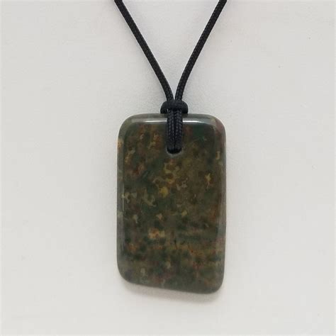 Rainforest Rhyolite Pendant Necklace Free Shipping 20864 Rainforest