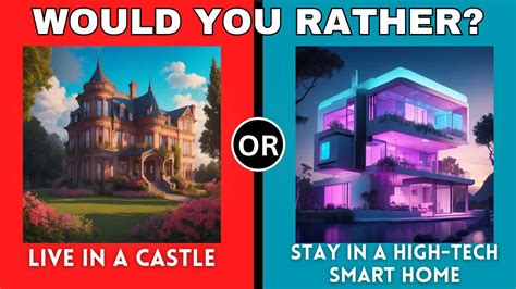 Would You Rather Choose One Futuristic Luxury Life Edition 💸 Youtube