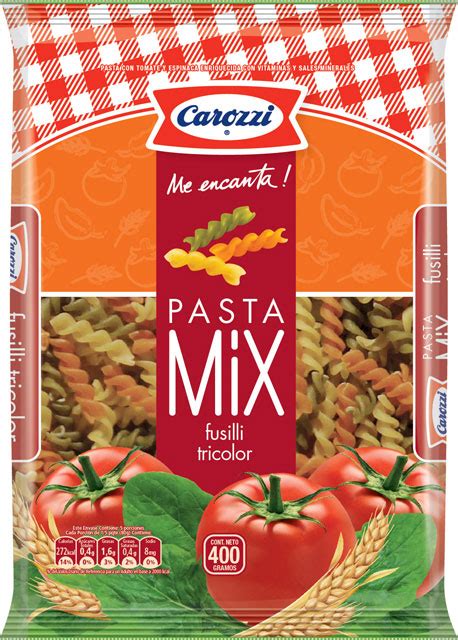 CAROZZI FUSILLI TRICOLOR 50 400 GR Carozzi