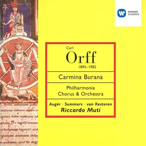 Carmina Burana Pt Cour D Amours Dulcissime By Riccardo Muti On Tidal