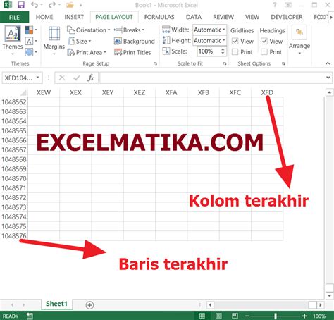 Jumlah Baris Dan Kolom Dari Microsoft Excel Yang Perlu Kamu Tahu