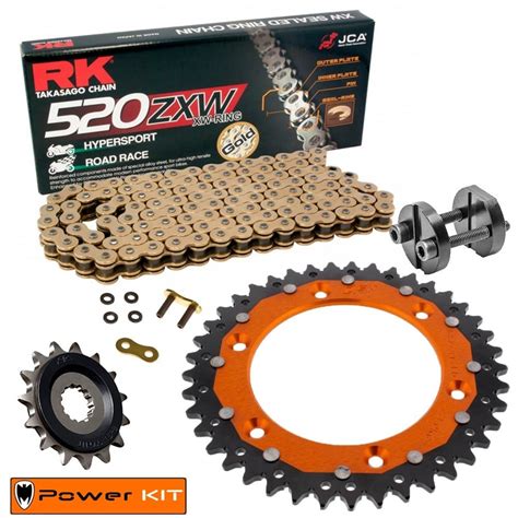 Kit De Arrastre Rk Zxw Ktm Duke Power Kit Super Reforzado