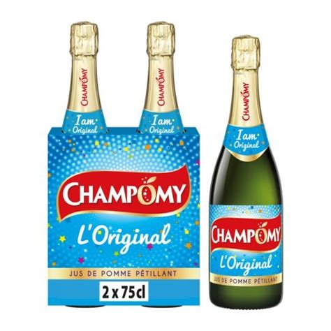 Jus De Pomme Pétillant Champomy Les 2 Bouteilles De 75cl à Prix Carrefour