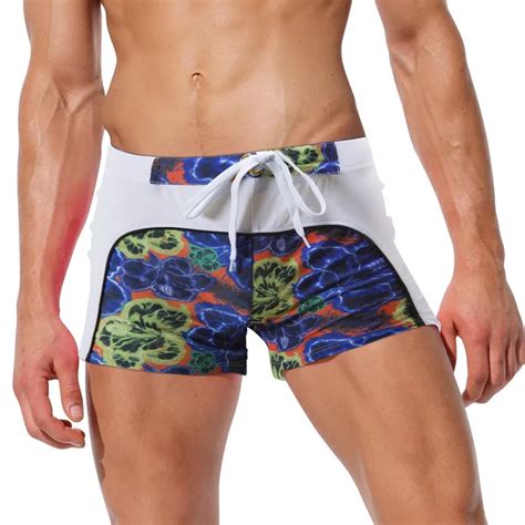 Austinbem New Sexy Men Swimwear Shorts Swimsuits Beach Shorts Men Swim