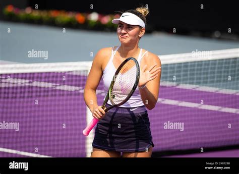 Marta Kostyuk Of Ukraine In Action During Her First Round Match At The