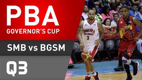 Semifinals G1 San Miguel Vs Ginebra Q3 Pba Governors Cup 2016