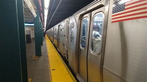 MTA NYC Subway IND Bklyn Queens Crosstown Line R160 G Trains At