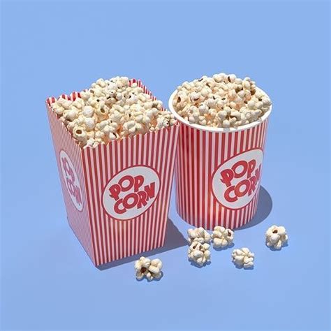 Popcorn Bucket 3d Model Cgtrader